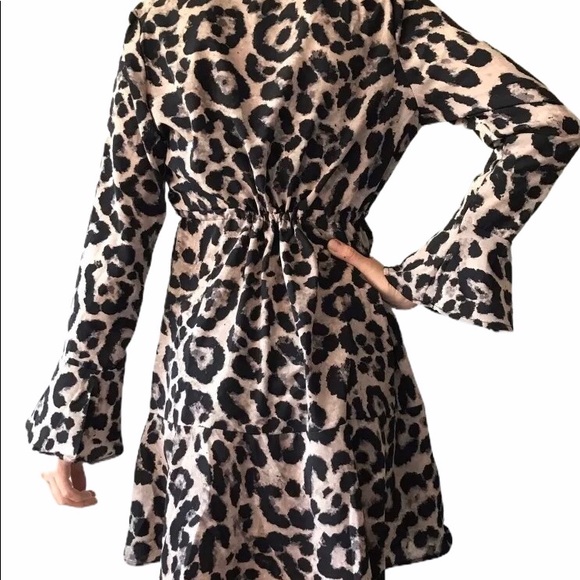 ‼️SOLD Leopard Print Dress Size Medium - Picture 5 of 5